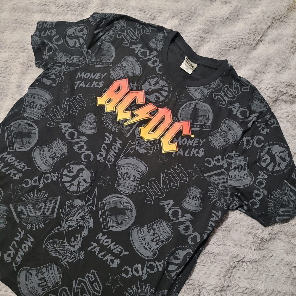 AC/DC Money Talks Tee - Black and Yellow